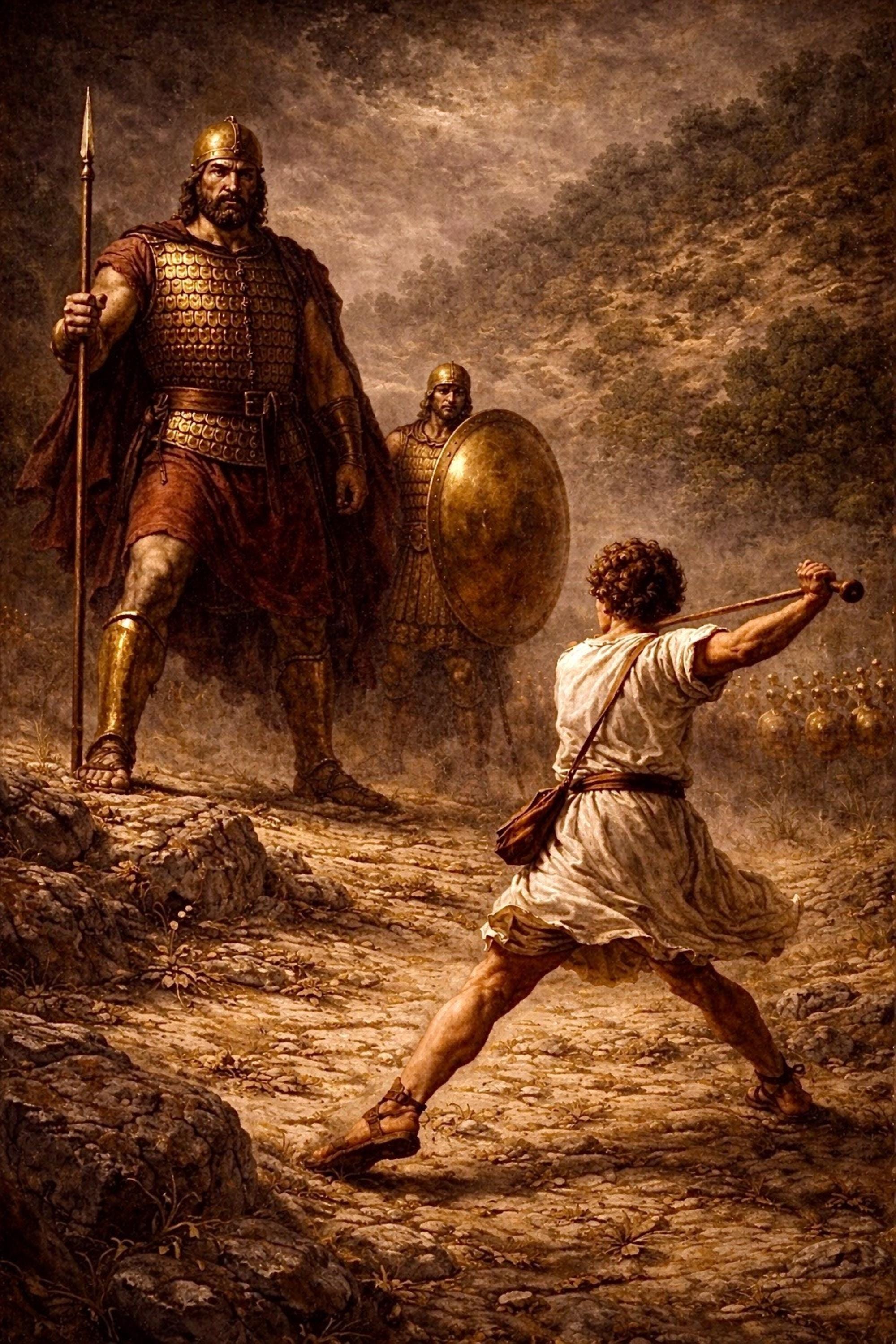 David vs. Goliath — The Valley of Elah