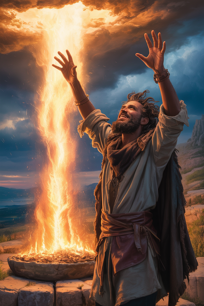 Elijah on Mount Carmel